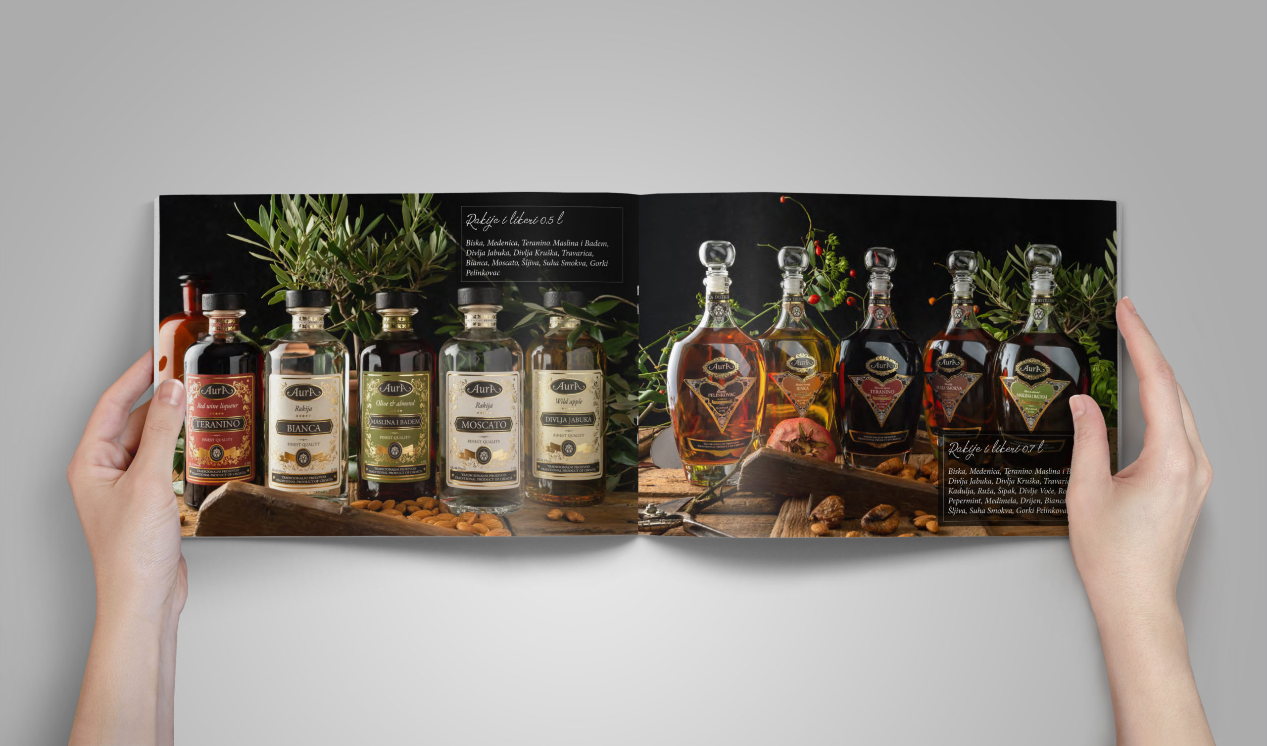 hren | plethora of creativity // Distillery Aura product catalogue